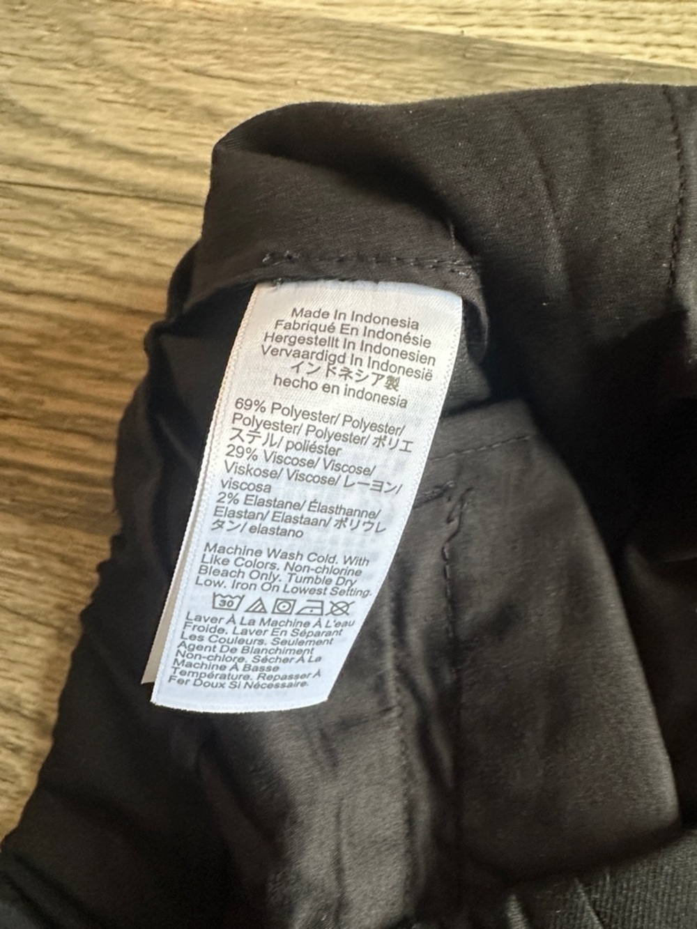 Madewell NWT Slouchy Straight Pants trousers in Brushed Twill black womens 10 - Picture 5 of 8